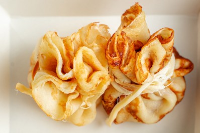 Блинные мешочки с жюльеном из грибов 2 шт.