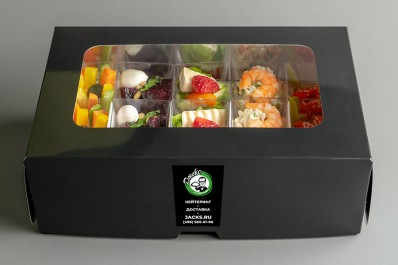Гастробокс с салатами «Яркий вкус» 15 шт.
