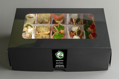 Гастробокс с закусками «Итальянские каникулы» 20 шт.