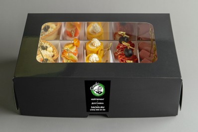 Гастробокс с закусками «Праздничный микс» 19 шт.