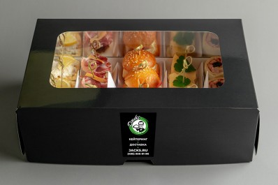 Гастробокс с закусками «Рандеву» 20 шт.