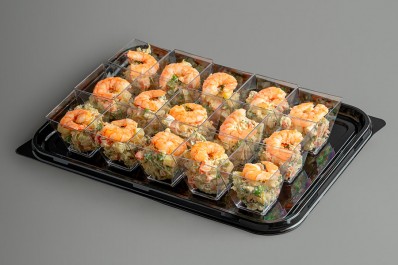 Салат в стаканчиках «Оливье» с креветками 8/15/28 шт.