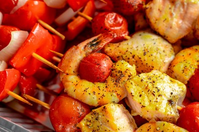 Мини-шашлычки «Дары моря с овощами» 1050/1150 г