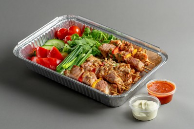 Мини-шашлычки из свинины «Острый Мачете в свежих овощах» 1300/1400 г