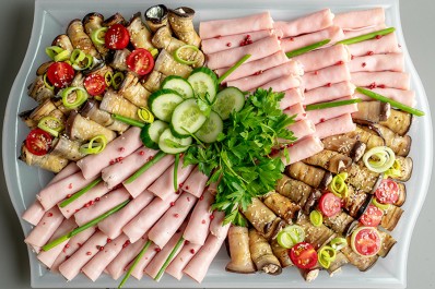 Закуски «Ветчинные и Баклажанные рулетики» ассорти 96 шт.