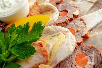 Мясное ассорти из нарезки и рулетов «Боярское застолье» 740/1490 г